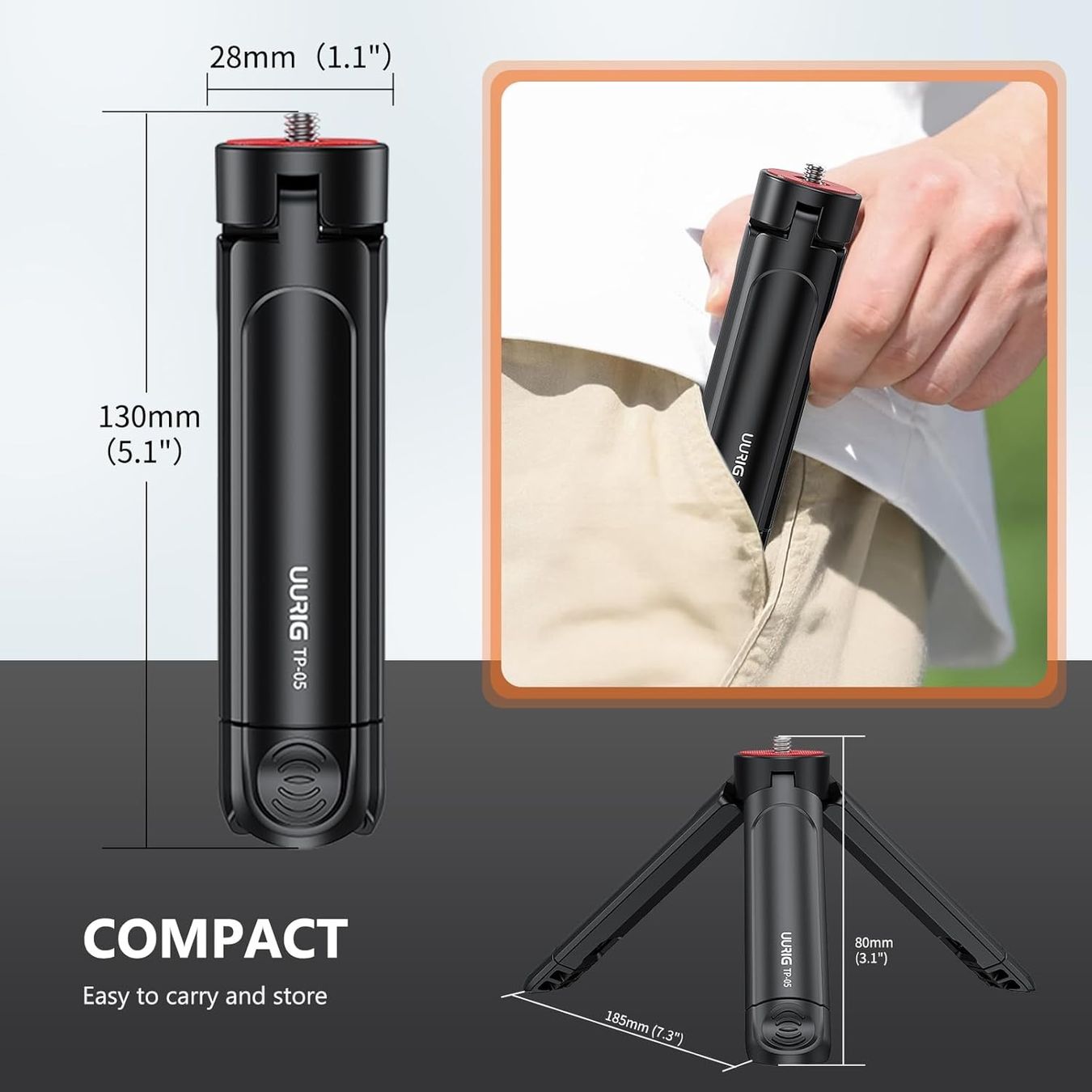 Treppiedi & Teste: VRIG Mini Stativ TP05 – Nuovo (secondo la descrizione) da Cham venduto da Stepanizator 9