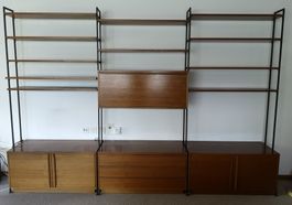 Mid Century 60er-Jahre Teak Regalsystem von Swiss Teak