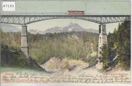 Gryon - Viaduc sur la Gryonne - Litho