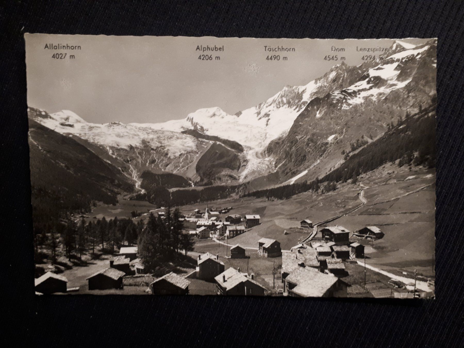 Cartes postales: . SAAS FEE 1957 – D'occasion à Ponto Valentino par giorgia06