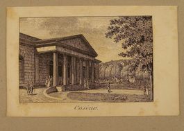 ZÜRICH CASINO, KUPFERSTICH 1814