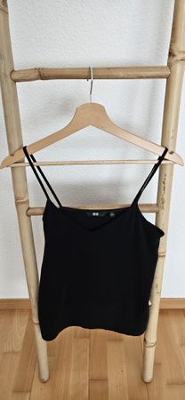 Uniqlo Spaghettitop schwarz Grösse S
