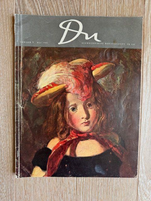 Riviste & Magazine: DU  SCHWEIZERISCHE MONATSSCHRIFT 1941 – Usato da locarno venduto da valeria012