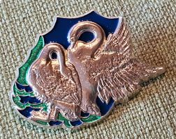 I701  Kunst Pin Simone Erni - Les Cygnes