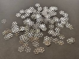 Deko-Schneeflöckli, Silber - Winterdeko, Basteln