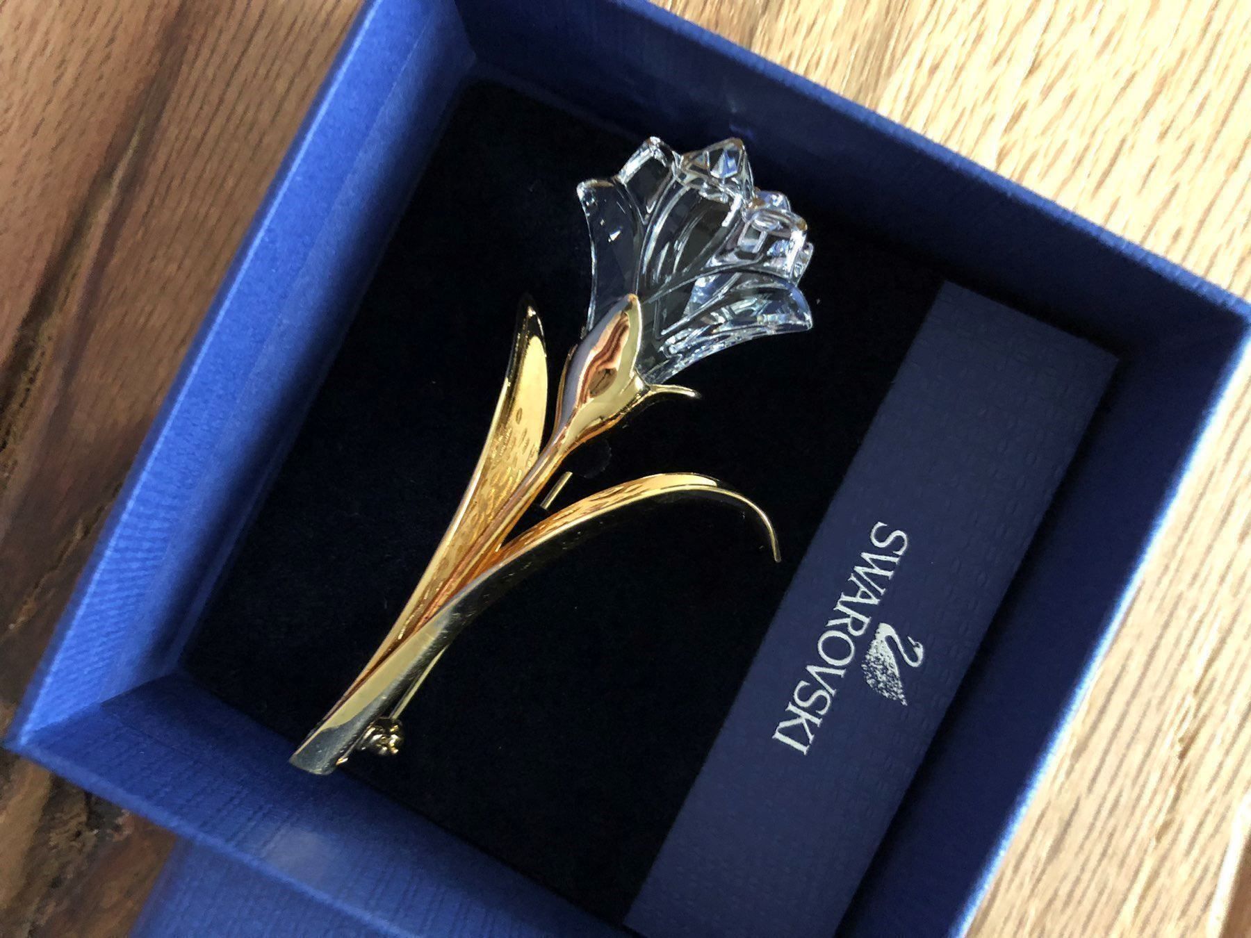 Spille & Fermagli: Blume Swarovski Brosche NEU – Nuovo e nell'imballaggio originale da Winkel venduto da Luxtime 5