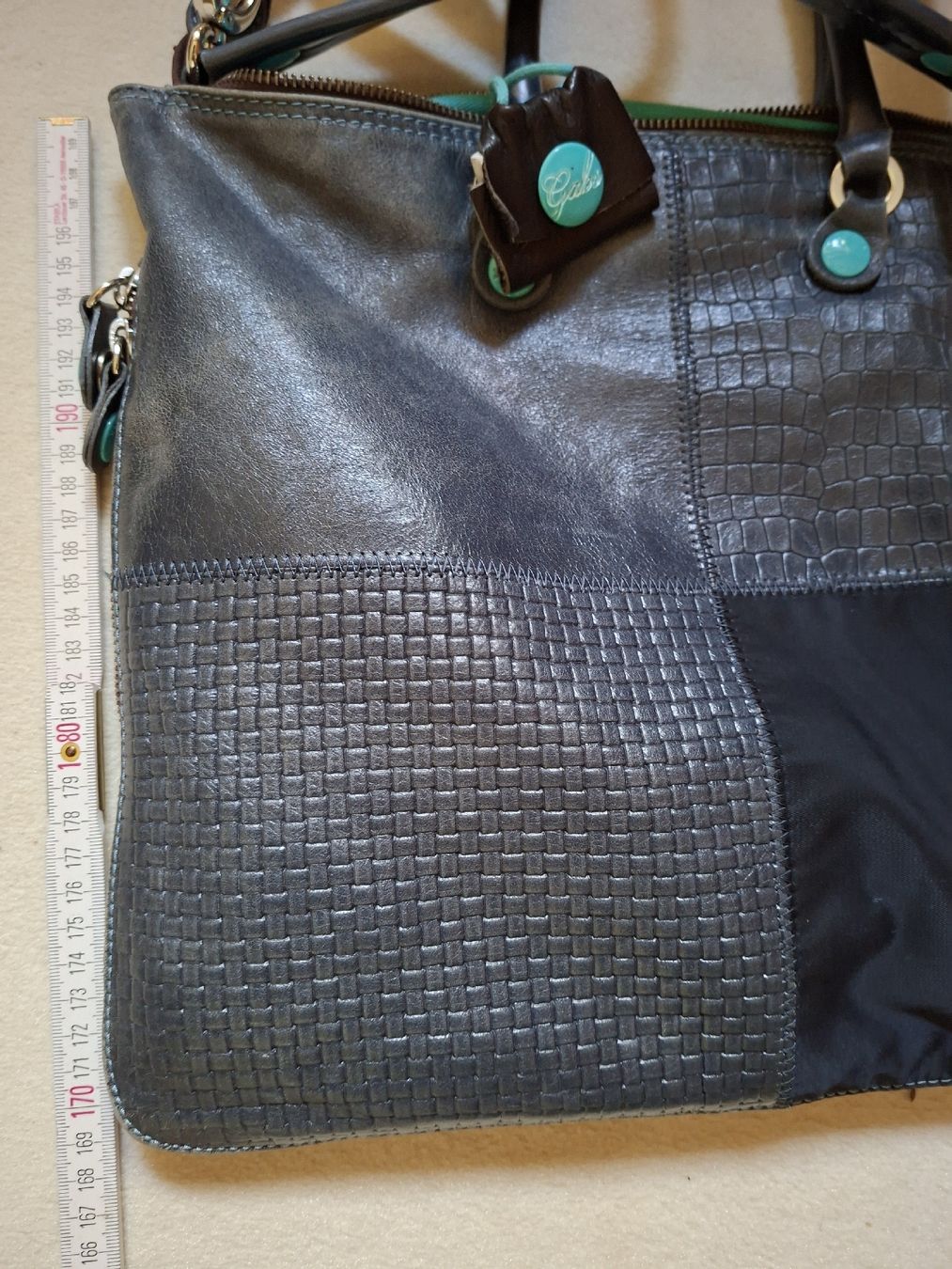Gabs Borse da donna: Gab's Handtasche Leder blau – Usato da Barzheim venduto da spitz01 7