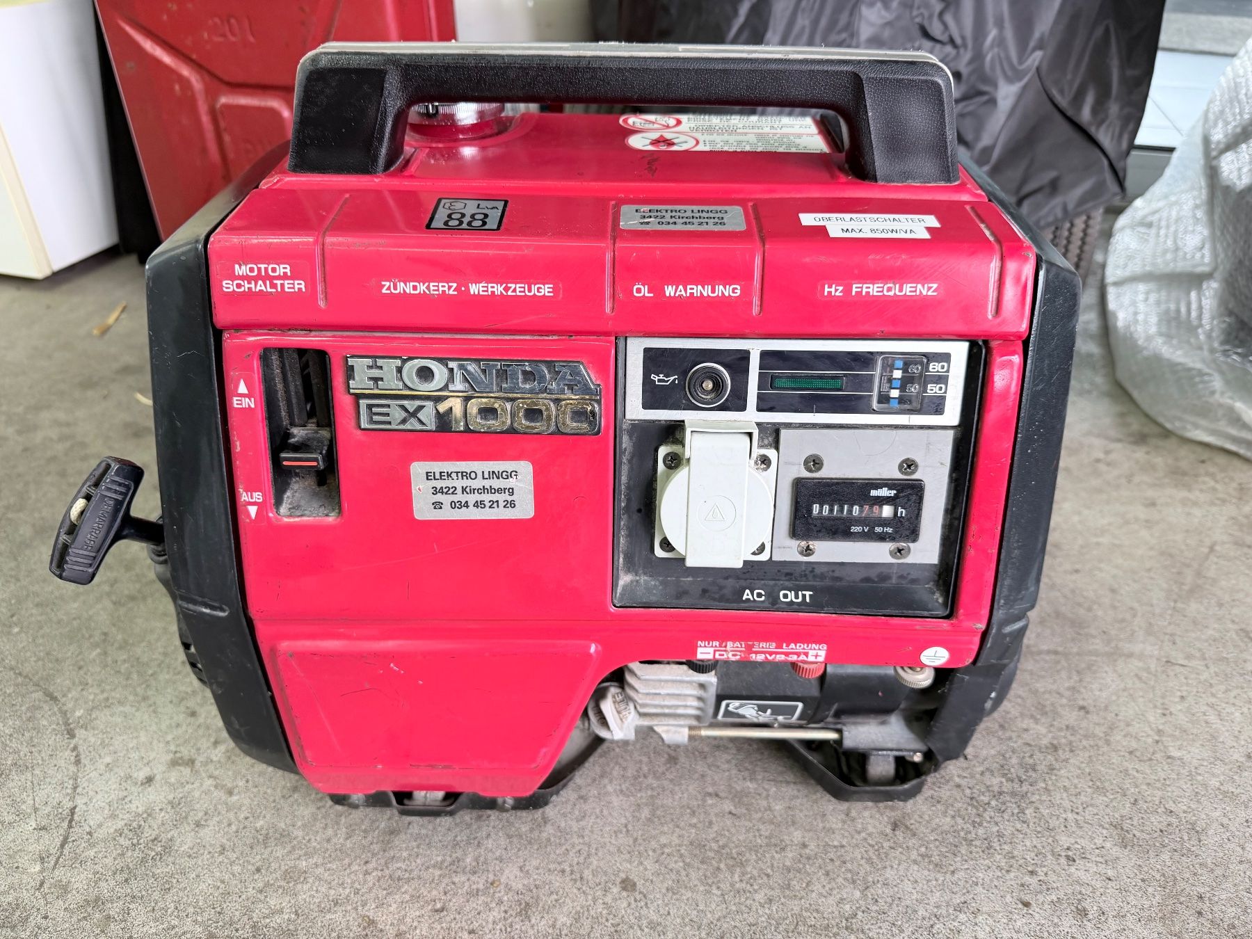 Honda Stromgeneratoren: Stromgenerator Honda EX1000 Stromerzeuger Generator – Defekt aus Kräiligen von tisala 1