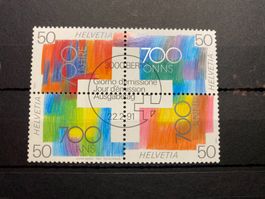 Schweiz 1991 / Block / Znr: 807 - 810 / ET Gestempelt