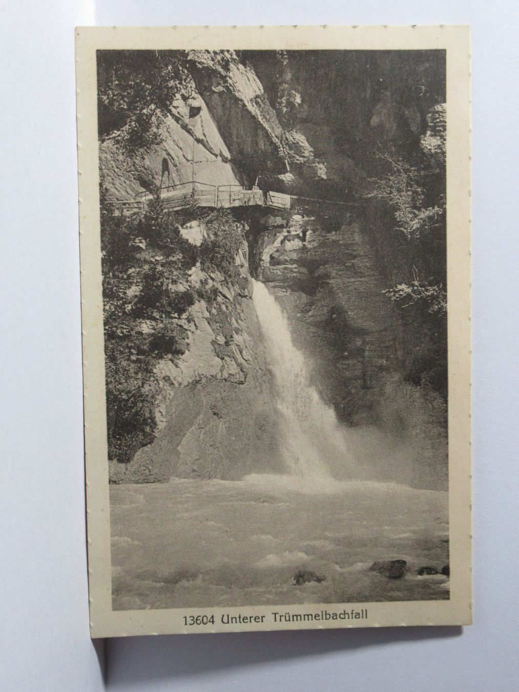 Cartoline postali: Unterer Trümmelbach 1920 – Usato da Grenchen venduto da Bluemchen1900