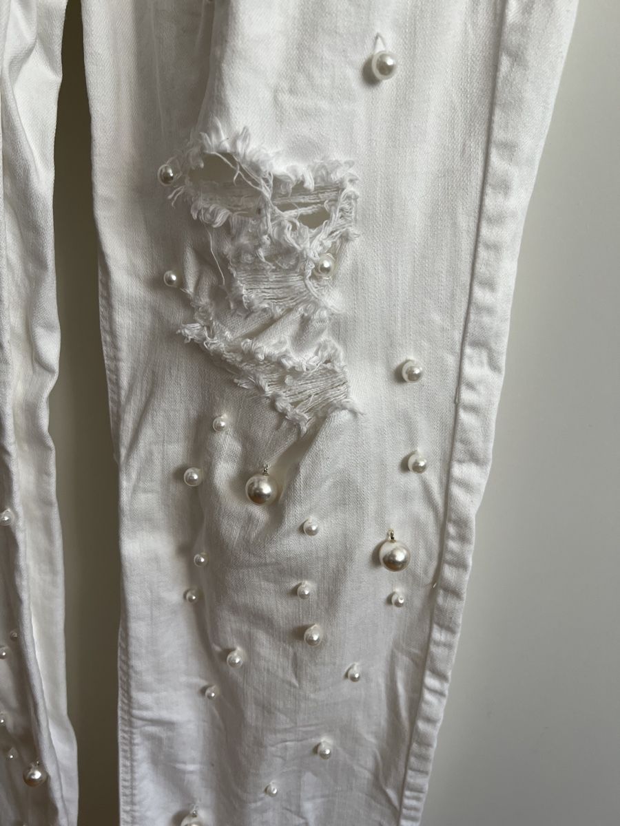 Tute: Salopette blanche Miss Sixty avec perles Taille M – Usato da Renens VD venduto da sar_bwz5 3