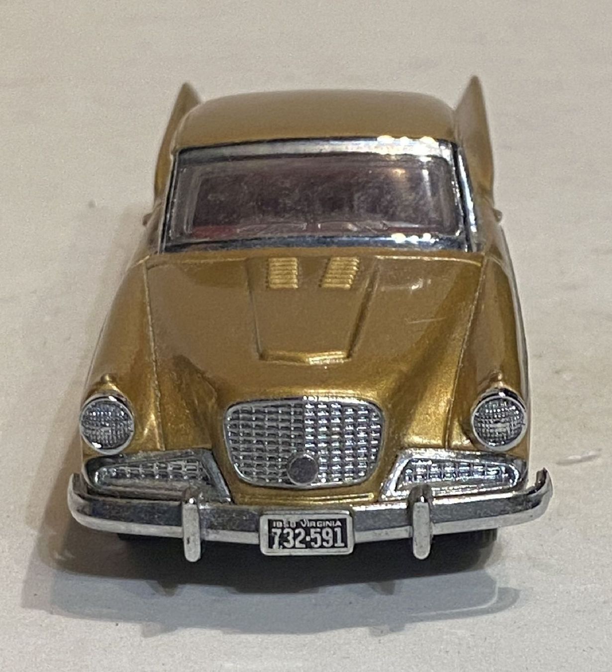 Dinky Toys Modellini d'auto: Matchbox Dinky 26 1958 Studebaker Golden Hawk – Usato da Sonceboz-Sombeval venduto da Decolove 4