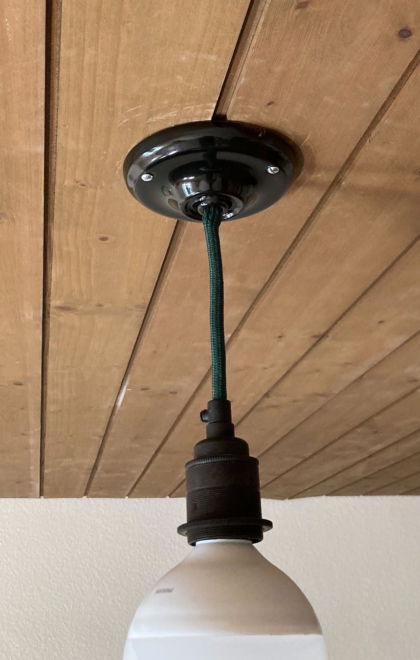 Lampade: Bauhaus Green Ceiling Lamp Lampe Design Vitra – Usato da Zürich venduto da ser_lg25 1