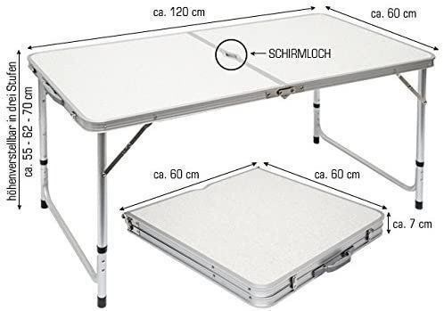 Sedie: Table pliable de camping + 3 chaises – Nuovo e nell'imballaggio originale da Morges venduto da All4nature