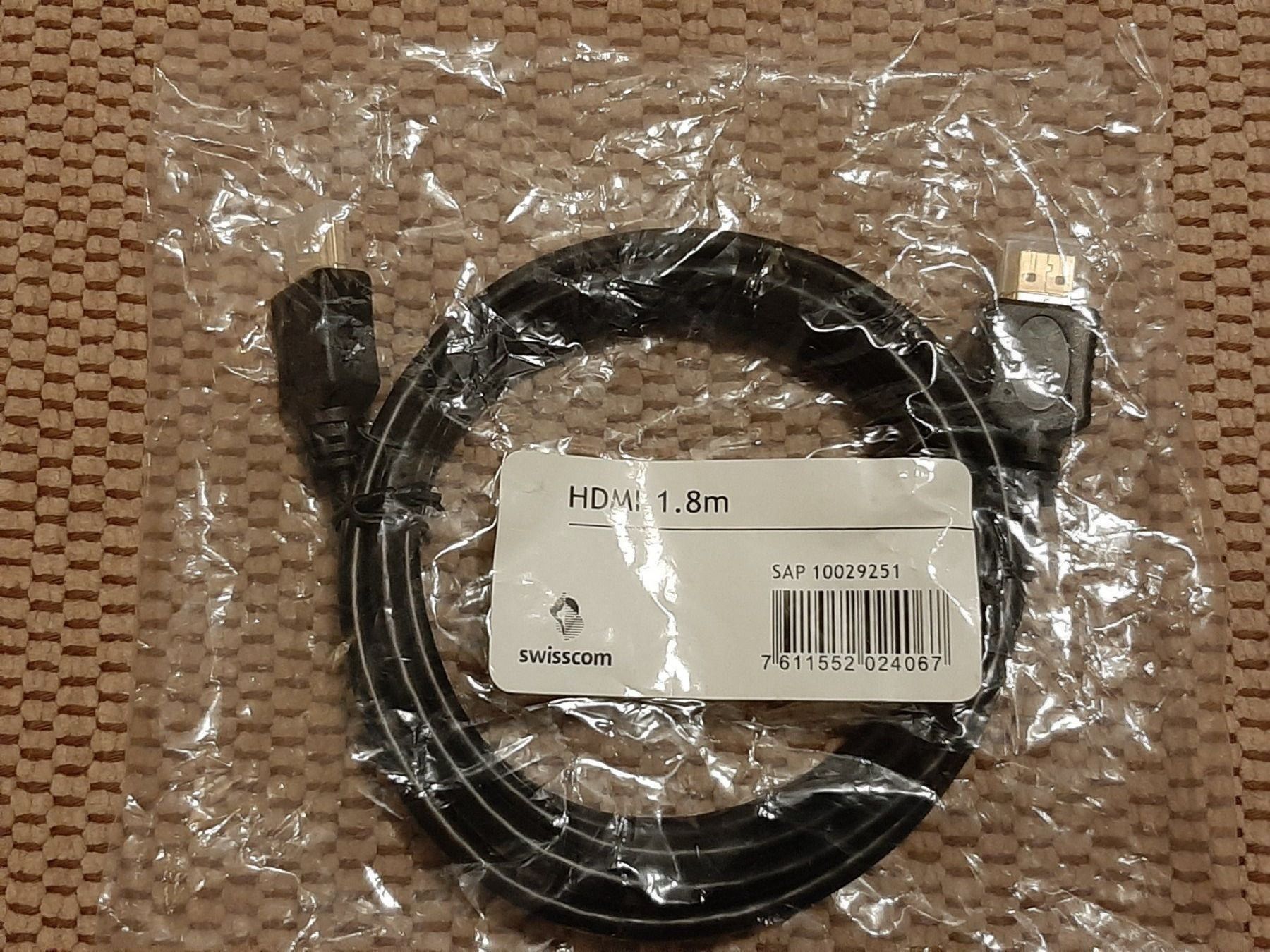 Cavi: Cavo HDMI - 180 cm – Nuovo e nell'imballaggio originale da Porza venduto da ulletta1