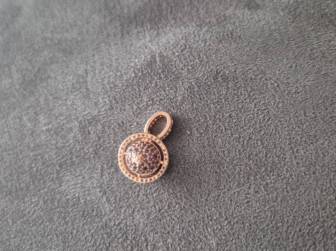 Ciondoli: Silber Charm Saturn rosé +Garantie – Nuovo (secondo la descrizione) da Rotkreuz venduto da Carbone_Bijou-Shop 3