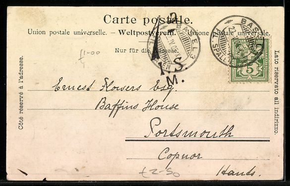 Cartes postales: Basel, Johanniterbrücke mit Gross-Basel – D'occasion à Berlin par bartko-reher 1
