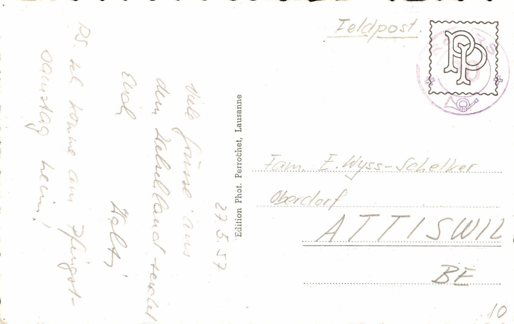 Ansichtskarten: Pampigny. Rue centrale – Gebraucht aus Bronschhofen von Astore 1