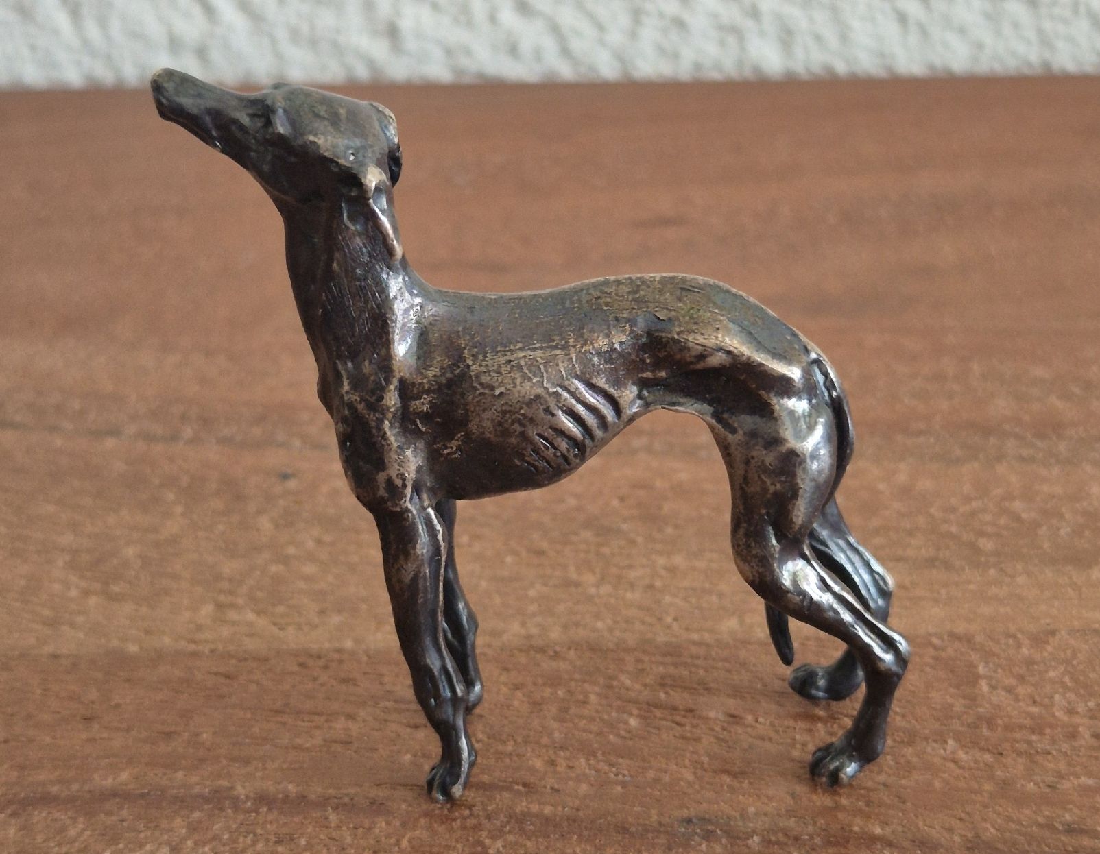 Statuette: Windhund Figur aus Silber – Usato da Zürich venduto da Dalema13 2