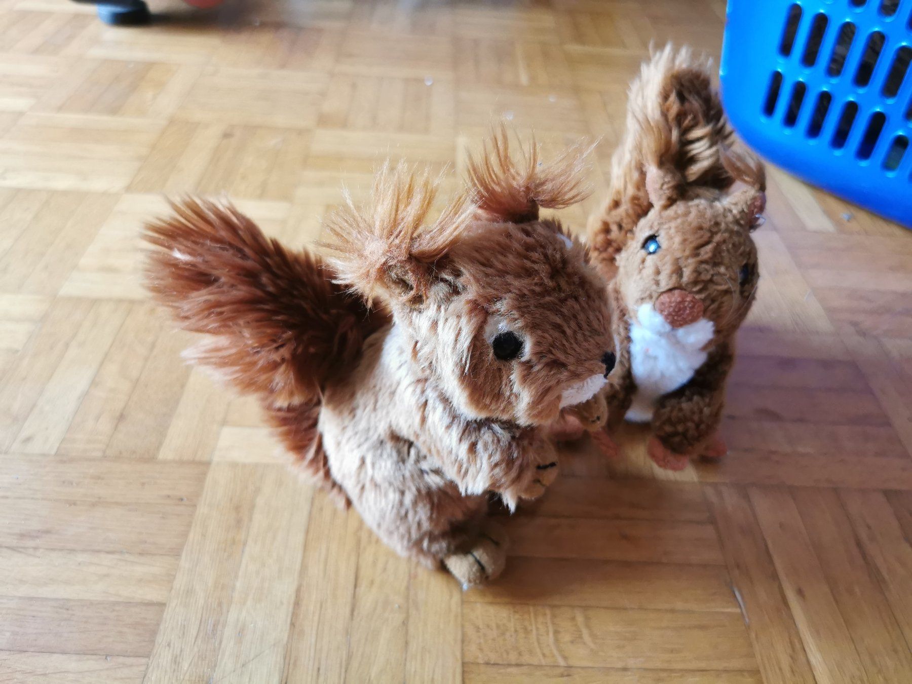 Spielzeuge: 2 Plüscheichhörnchen – Gebraucht aus Basel von grandfamily 2