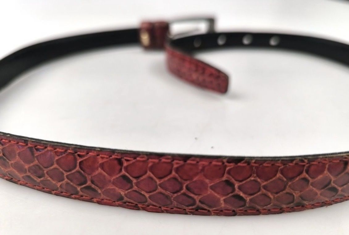 Cinture: Schlangenleder Gurt/ Python – Usato da Horw venduto da ast_b5c6 2