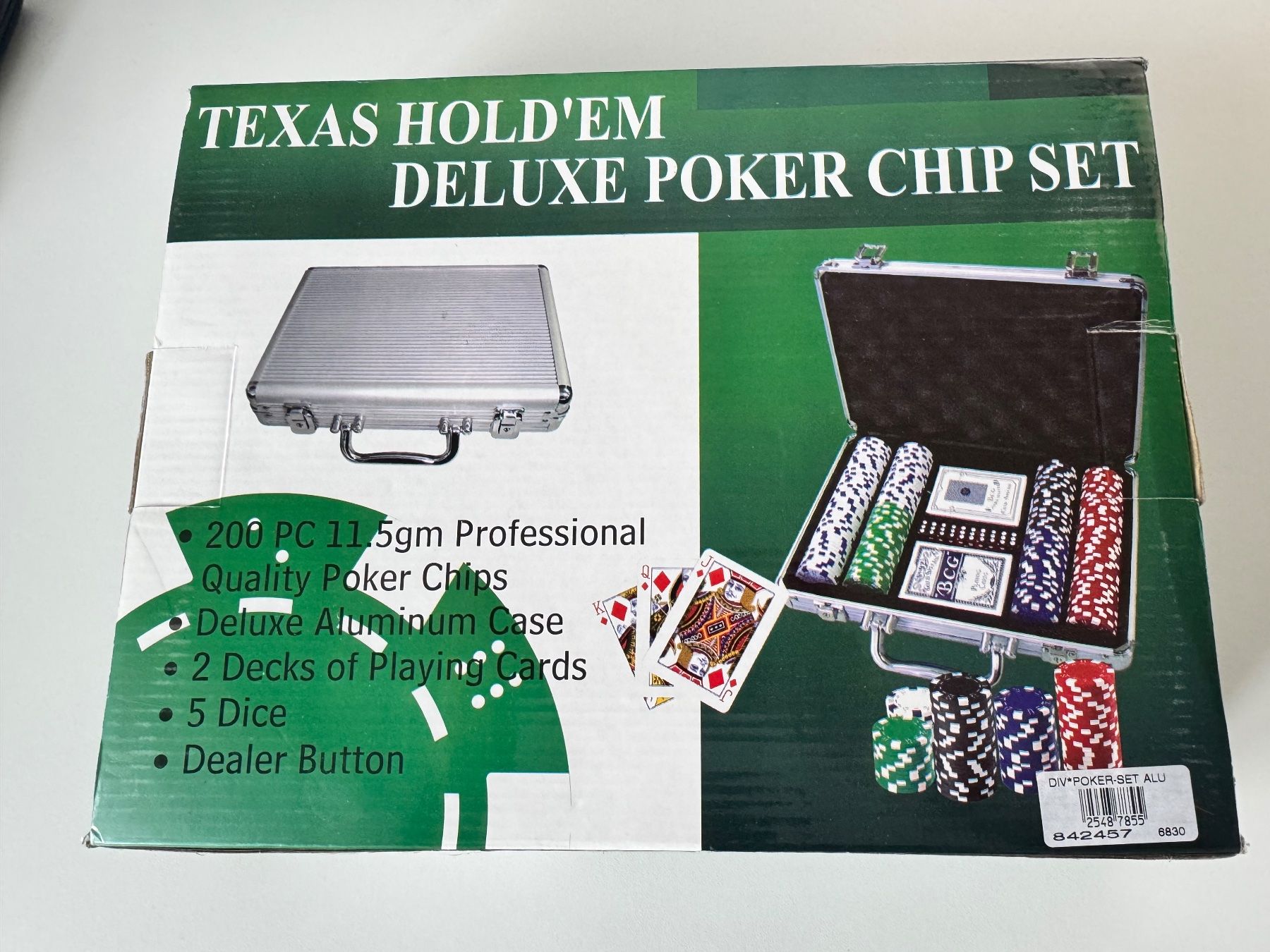 Giochi: Poker Chip Set – Nuovo (secondo la descrizione) da Effretikon venduto da cavaliere02
