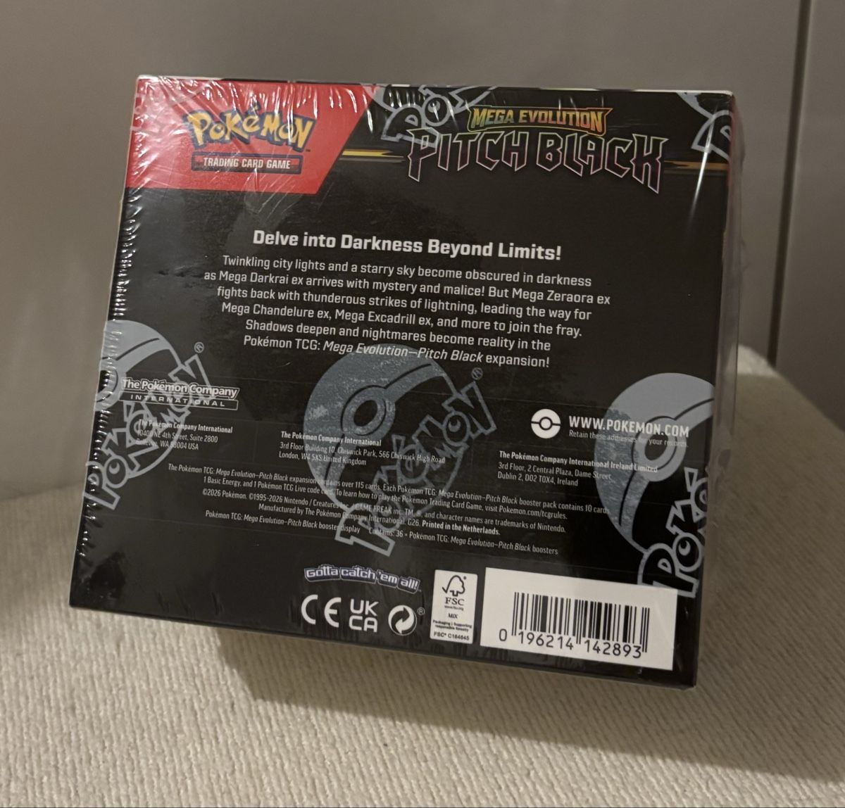 Pokémon Sammelbilder & Trading cards: Pokemon Pitch Black Display - Booster Box – Neu (gemäss Beschreibung) aus Grand-Lancy von Mario64 6