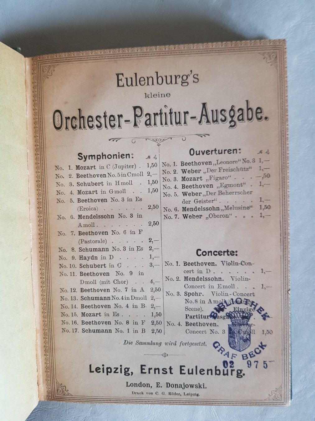 Libri: Musik Buch Joseph Haydn - Symph. D. Quartette – Usato da Walterswil BE venduto da Lonitti