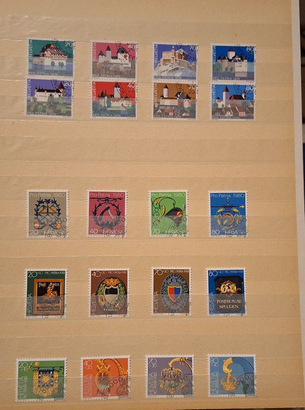 Alle Briefmarken: Pro Patria Sammlung – Gebraucht aus Balgach von SIMEON27 5