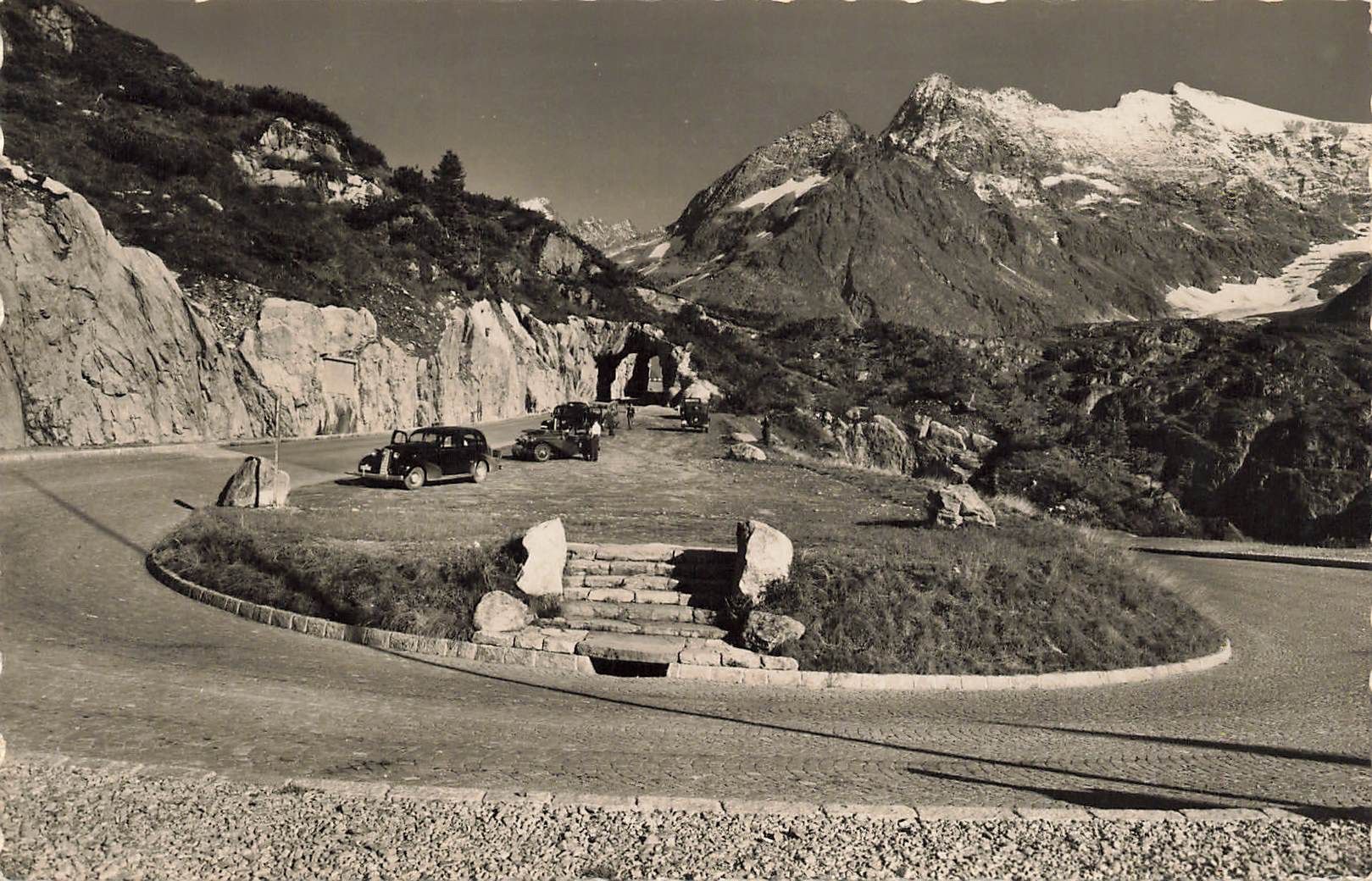 Ansichtskarten: Der himmelrank sustenhorn Oldtimer – Gebraucht aus Biasca von Blenio71