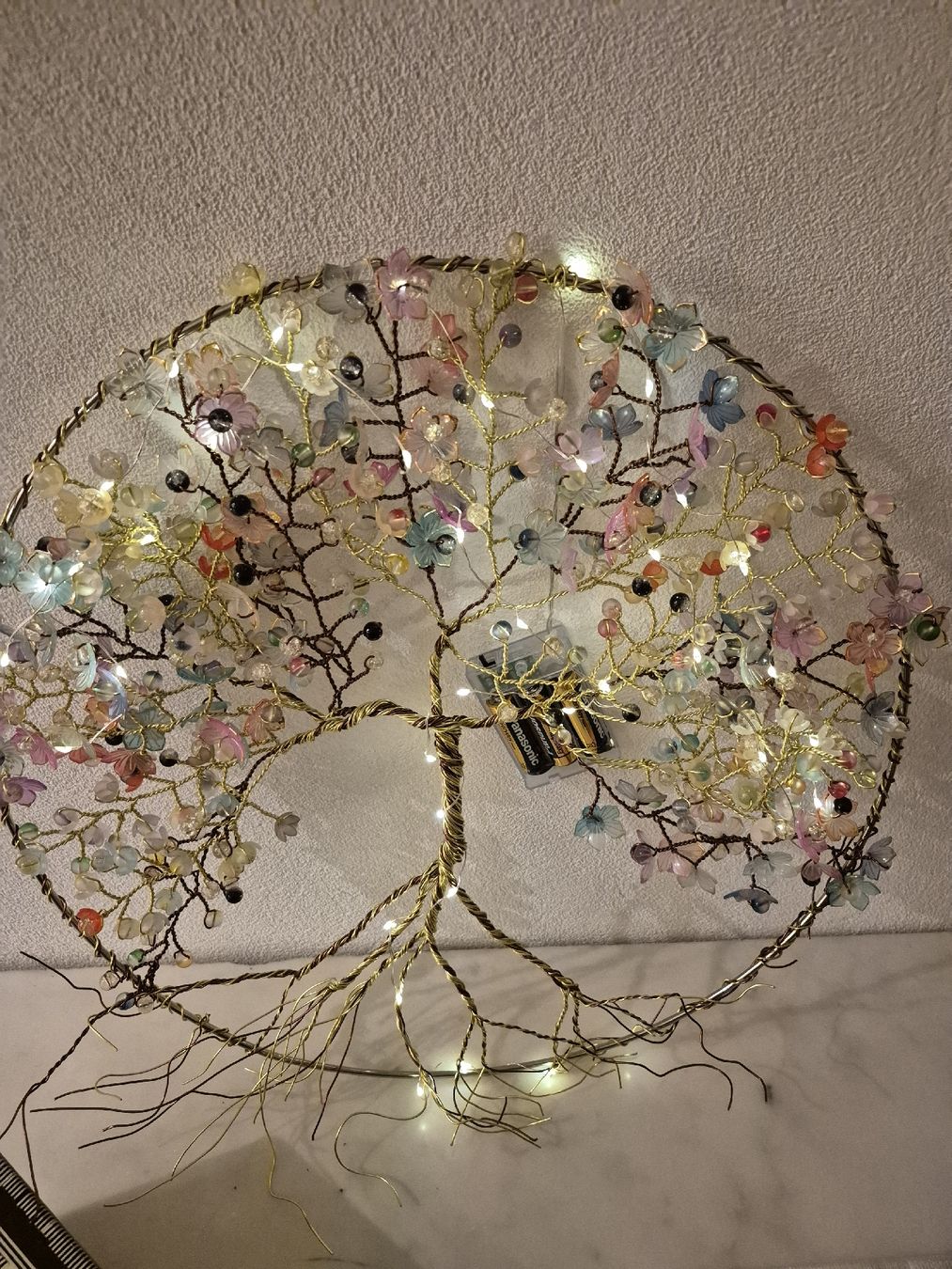 Tutte le decorazioni: Lebensbaum mit LED, Handmade ✨ Wanddeko – Nuovo (secondo la descrizione) da Schiers venduto da Carmela8