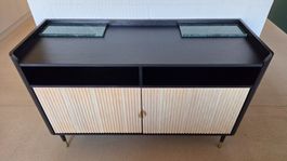 Sideboard / Kommode mit Rillenfront im Art Deco-Stil
