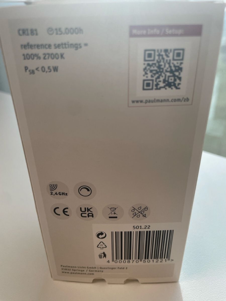 Paulmann Lampade: Paulmann zigbee Glühbirne – Nuovo (secondo la descrizione) da Malans GR venduto da affonpign 2