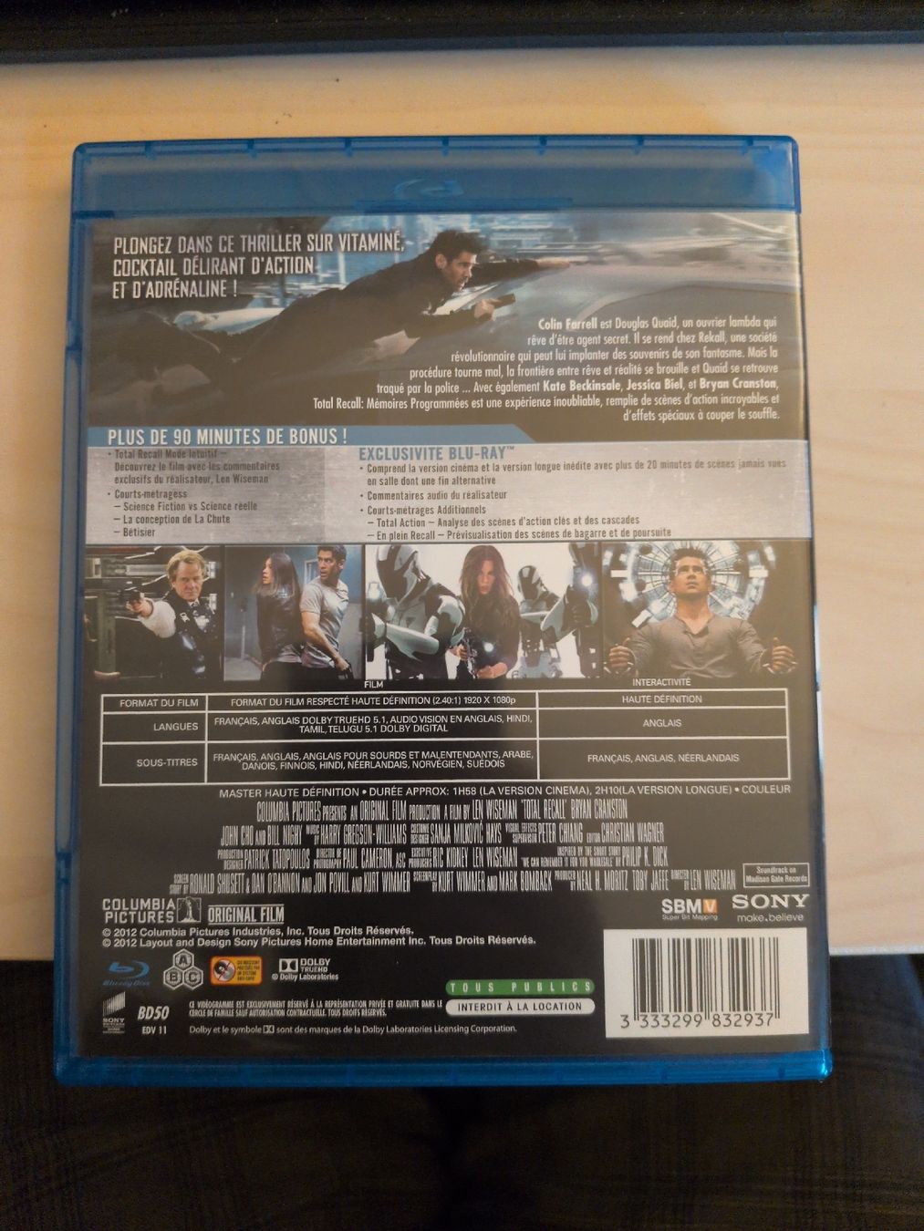 Tutti i DVDs: Blu-ray Total Recall – Version longue – Nuovo (secondo la descrizione) da Gland venduto da Kyostal 1