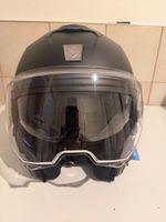 Casque moto modulable Scorpion noir mat en bon état