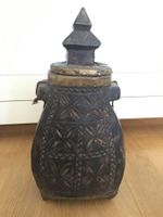 Antike Holzdose mit Gravur, Handarbeit, Unikat!