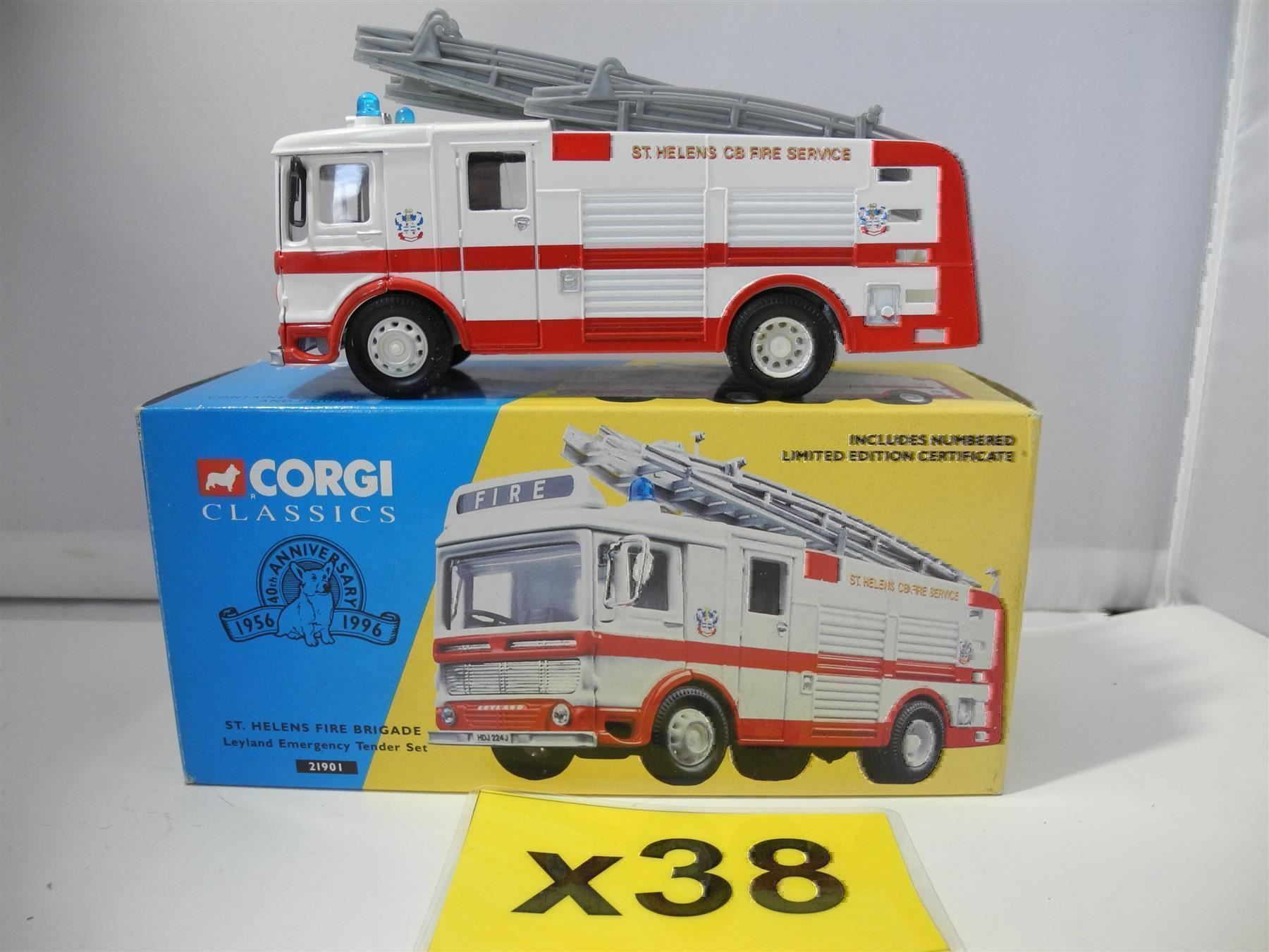 Corgi Toys Modellini d'auto: Corgi 21901 St. Helens Fire Brig, Nr.x38 – Nuovo e nell'imballaggio originale da Kottwil venduto da Crazyrolf 1