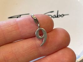 Thomas Sabo Charm Anhänger Zahl 9 ✨ Silber