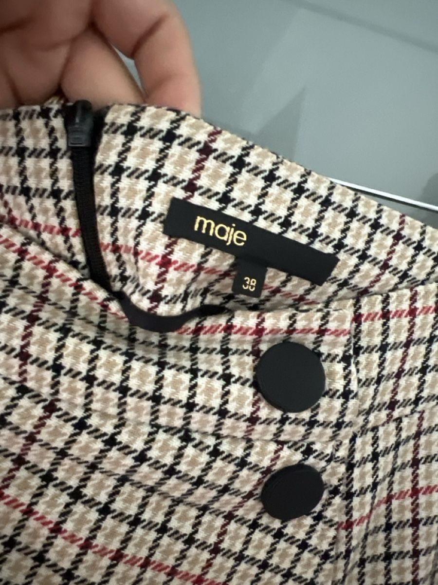Maje Gonne: Maje Skirt with Button Detail, Size 38/ S – Usato da Zürich venduto da tan_8nxr 1