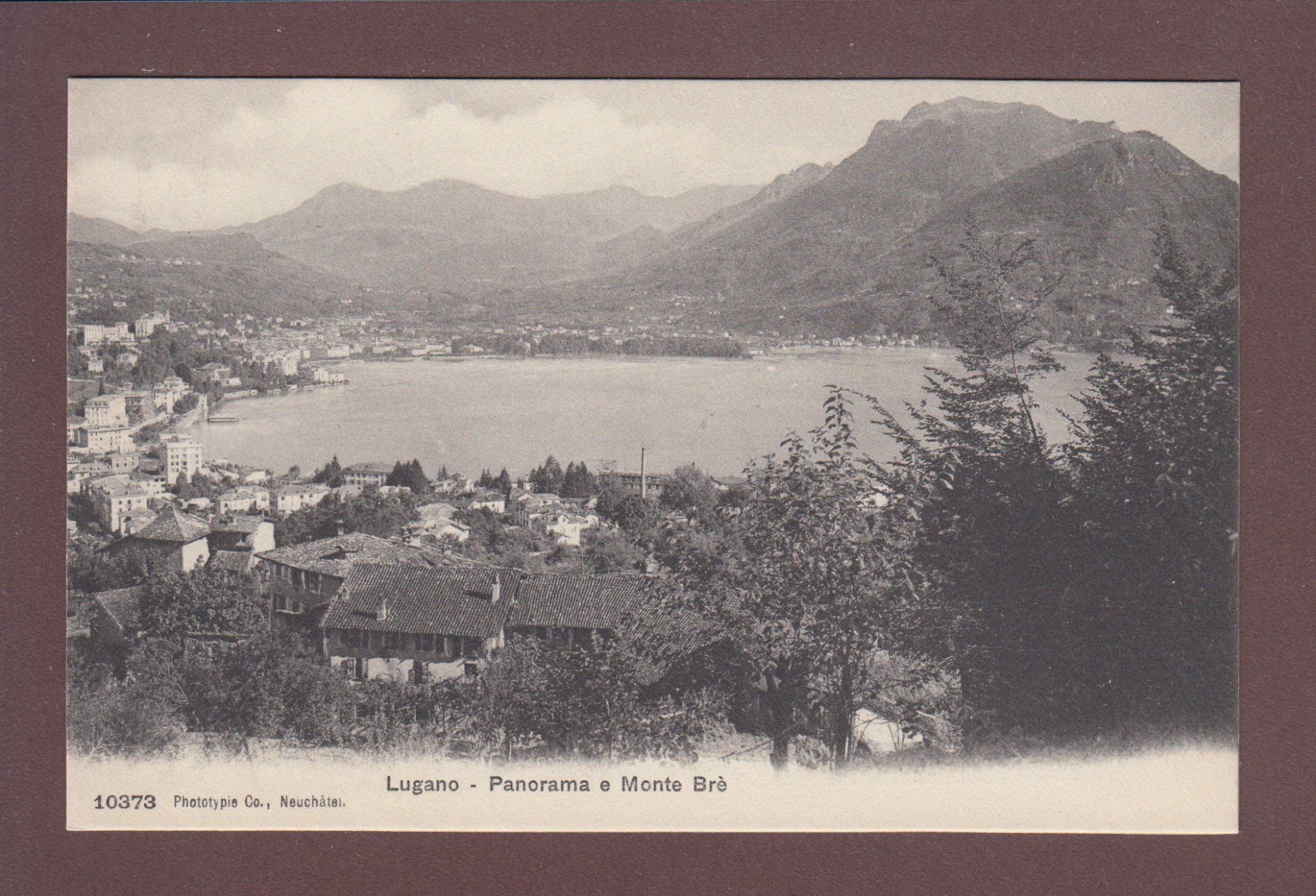 Cartoline postali: LUGANO - Panorama – Usato da Pully venduto da nicecards