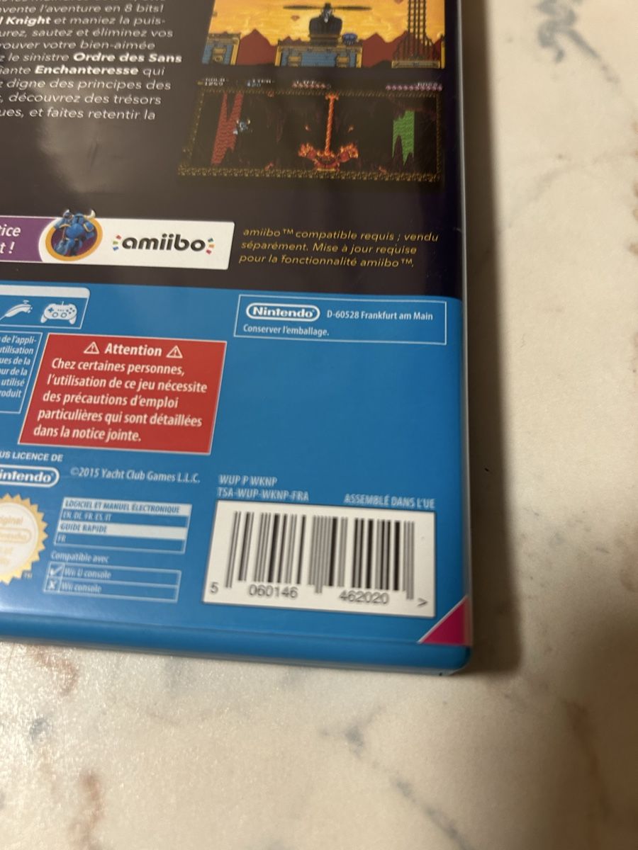 Spiele: Shovel Knight Wii U FRA – Gebraucht aus Pully von PongDayOne 3