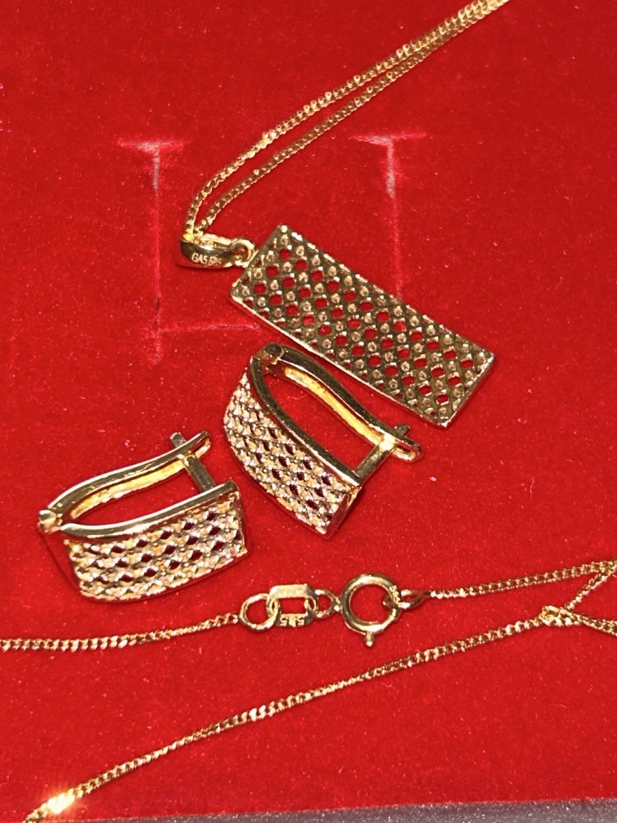 Sonstiger Schmuck: Goldkette & Ohrringe Set 585 – Gebraucht aus Schwyz von Maerzetuepfli 6