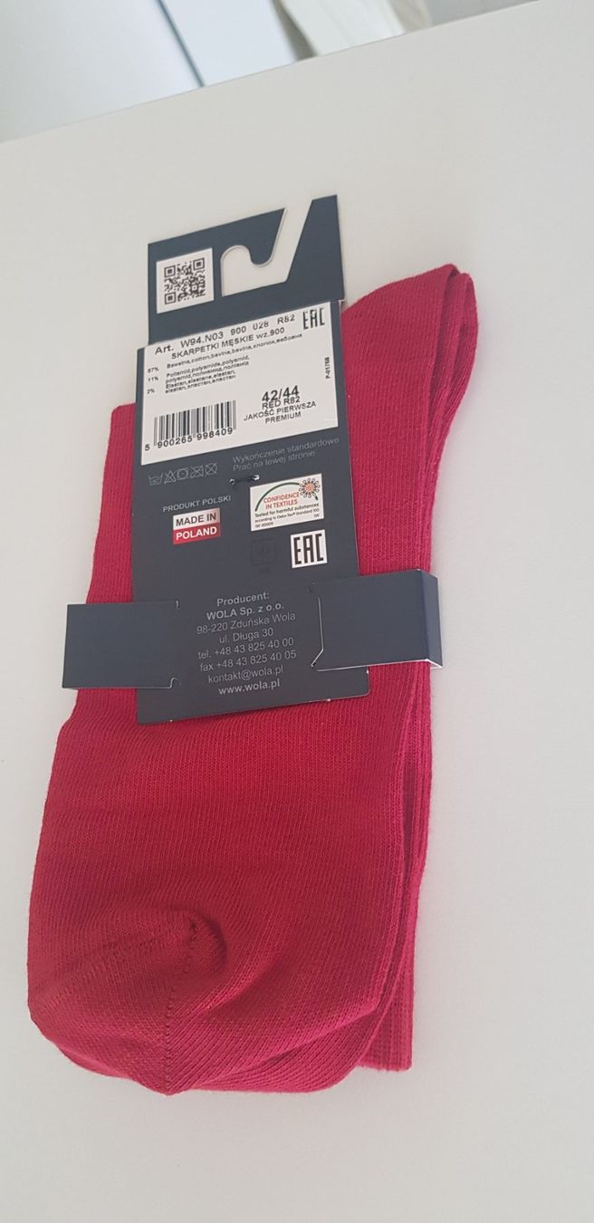 Calze: Wola Perfect man Socken es hat 2 Farben 1 in Rot  oder Blau – Nuovo e nell'imballaggio originale da Unterägeri venduto da 0alfa0 6
