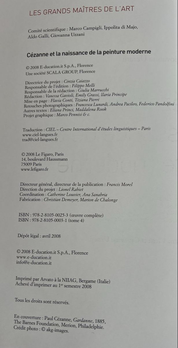 Libri: Cézanne Kunstbuch Malerei Moderne Kunst Bilderbuch top – Nuovo (secondo la descrizione) da Oberhofen Thun'see venduto da SwissTreasure 1