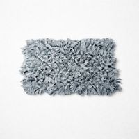 Tapis gris en tissu 64x42cm