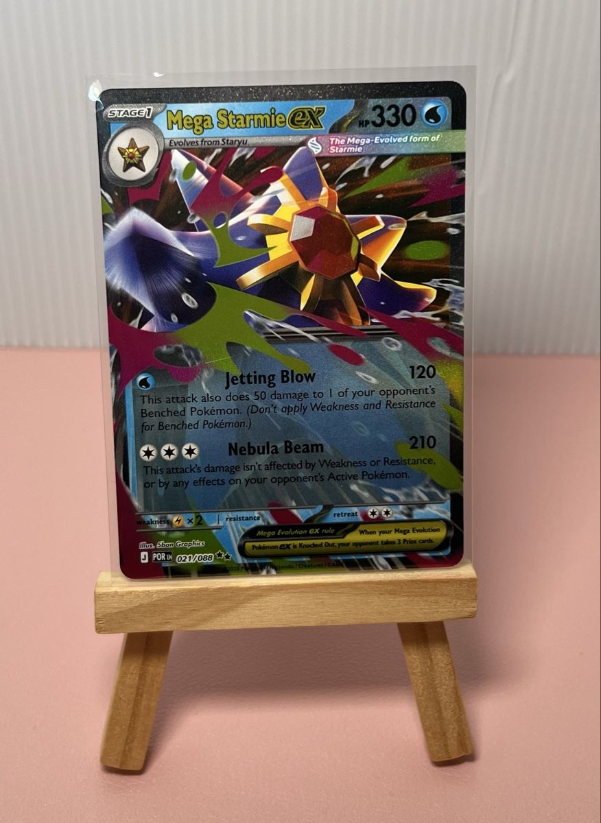 Pokémon Carte collezionabili: Pokemon Mega Starmie ex 021 EN – Nuovo (secondo la descrizione) da Langenthal venduto da EceSuzu