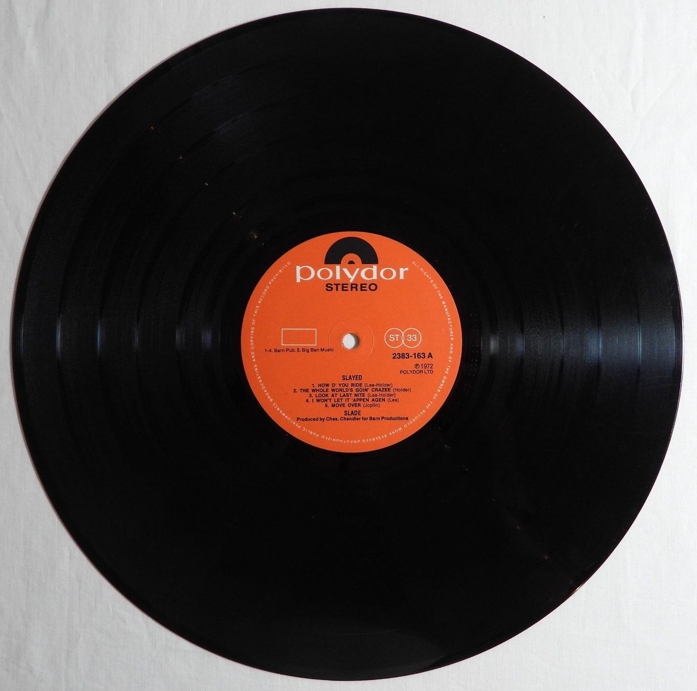 Schallplatten: Slade SLAYED? LP 1972 – Gebraucht aus Dübendorf von mar_85sd 2