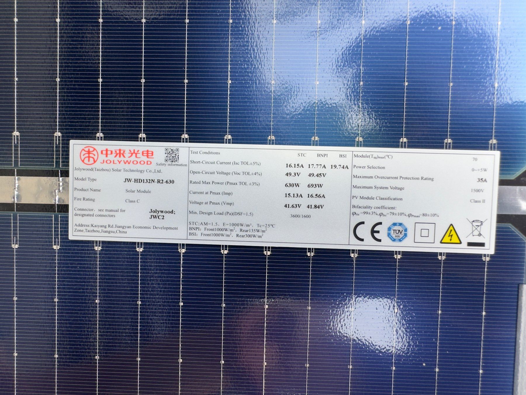 Panneaux solaires: Solarpanel 630 Wp Grossformat – Neuf avec emballage d'origine à Sevelen par sagittariusA 1