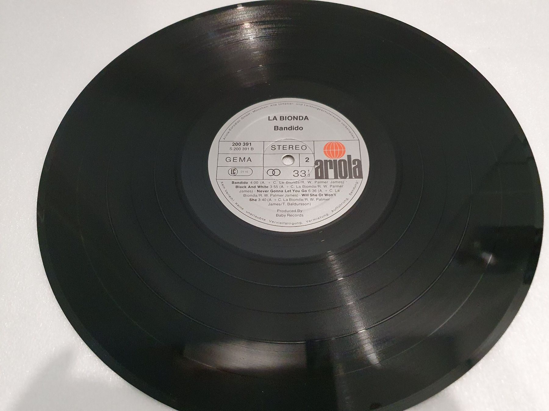 Dischi in vinile: La Bionda – Bandido – Usato da Uster venduto da Vinyl-Leidenschaft 5