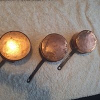 casseroles en cuivre